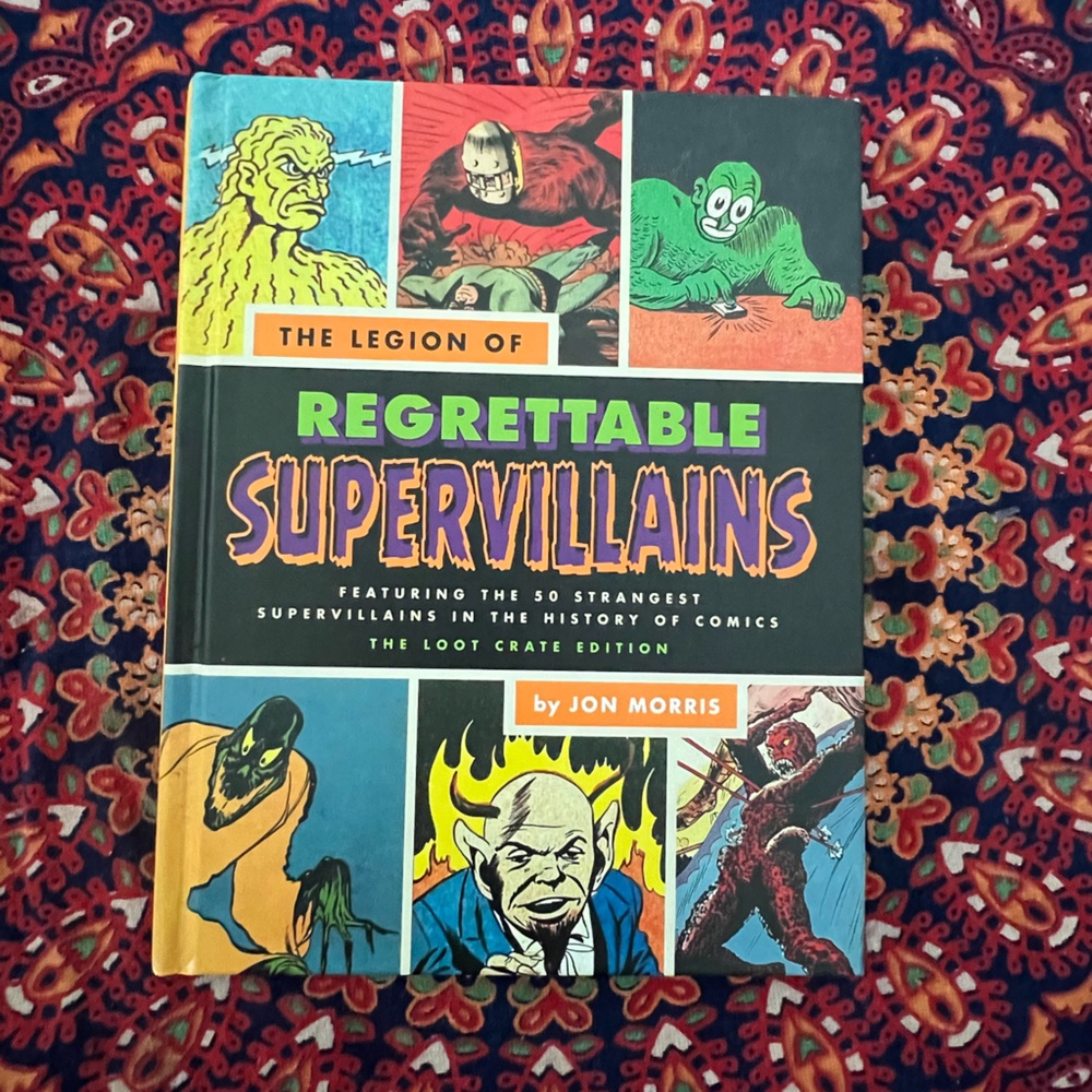 The Legion of Regrettable Supervillains Loot Crate Exclusive Book by Jon Morris
